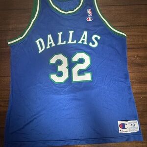 Blue Dallas Basketball Jersey